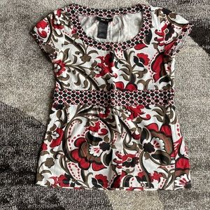 2/$15 Style & Co Cotton Short-sleeved Cotton Top